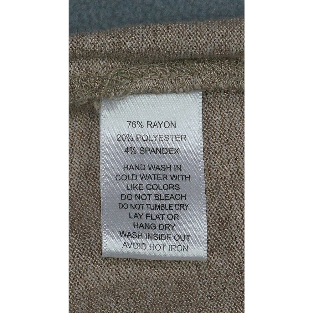 Gibsonlook Women Beige Jogger Pants Elastic‎ Waist Size XL Stretch - Picture 8 of 9